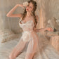 Sexy Goddess - Pure Desire Sheer Bowknot Slip Dress